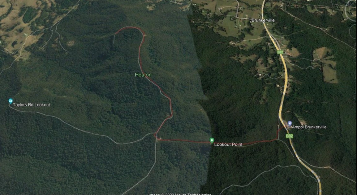 Hike n fly map